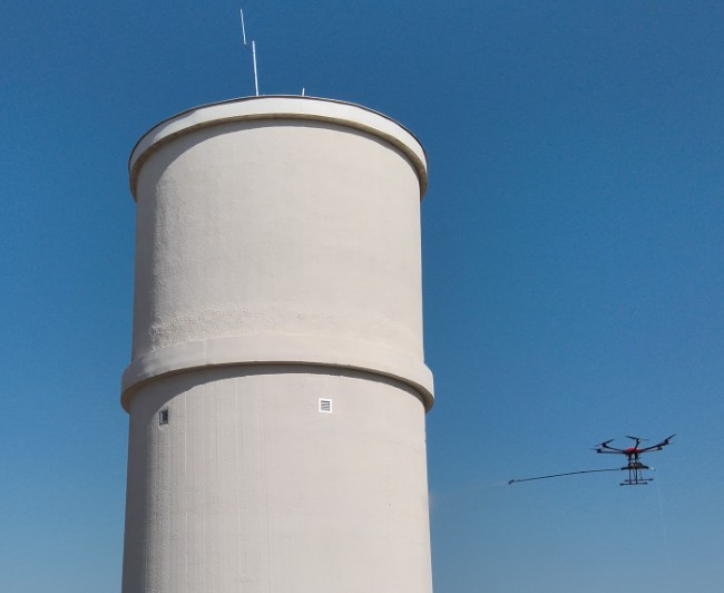 Nettoyage par drone